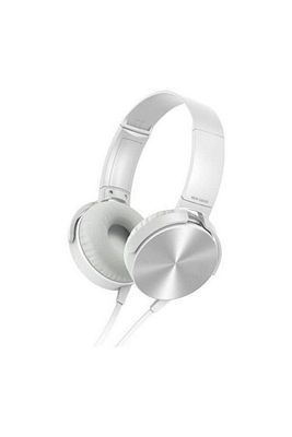 Kafa Üstü Telefon Oyun Kulaklığı Extra Bass Stereo Beyaz ürün fotoğrafı