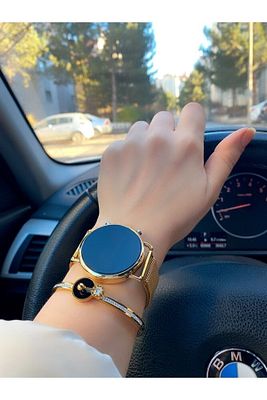 Çelik Dijital Saat Led Hasır Kordon Dijital Yeni Model Kadın Unisex Kol Saati( Sadece Saat) ürün fotoğrafı