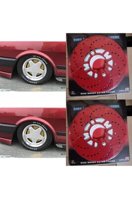 Disk Emitasyon Kampana Disk Fırfırı 4 Adet Kırmızı ürün fotoğrafı