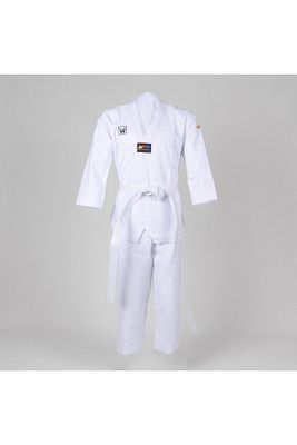 Taekwondo Elbisesi - Tekvando Elbisesi - Acemi Dobok - Beyaz Yaka Taekwondo Elbisesi ürün fotoğrafı