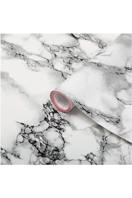 Yapışkanlı Kaplama Kağıdı Mermer Desenli 1 Metre ürün fotoğrafı