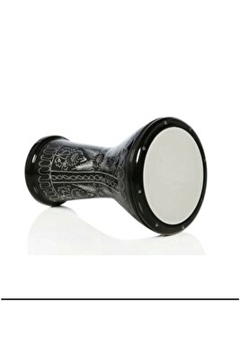 Sepette Müzik Mısır Darbuka Siyah Erzincan Ustasından El Işlemeli ürün fotoğrafı