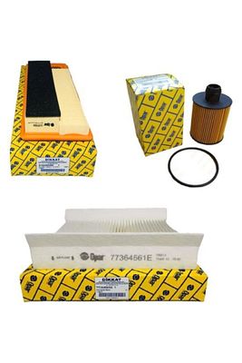 Fiat Linea Euro 5 1.3 Multijet Uyumlu 16v Filtre Bakım Seti 2012-2018 Model Uyumlu ürün fotoğrafı