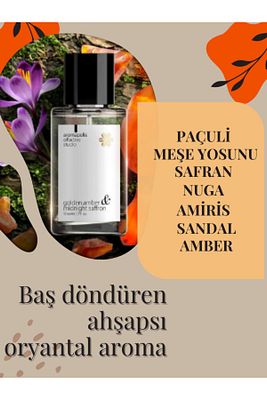 Aromapolis Olfactive Studio. Golden Amber &amp; Midnight Saffron, 50 ml - Eau De Parfum ürün fotoğrafı