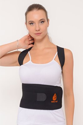 Çift Balenli Dik Durmayı Sağlayan Sırt Omuz Bel Korsesi Unisex Kamburluk Önleyici Dik Duruş Korsesi ürün fotoğrafı