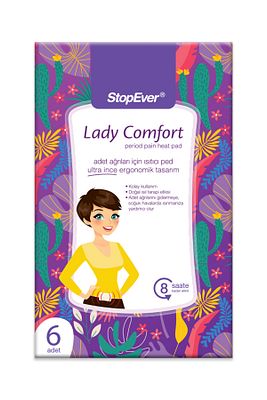 Lady Comfort Regl Ağrılarına Karş Isıtıcı Ped | 6’li Paket ( 6 X 2 ) ürün fotoğrafı