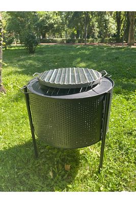 Ateş Çukuru Siyah Mangal Izgaralı ürün fotoğrafı