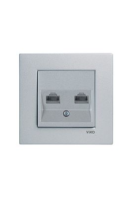 Viko Artline Novella Gümüş Ikili Data Internet Çerçeveli - 92605032 ürün fotoğrafı