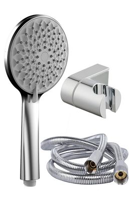 Nilüfer 3 In 1 5 Fonksiyonlu Banyo Duş Başlığı Seti L Mafsal Ve 1,5 Metre Örgülü Hortum Seti ürün fotoğrafı