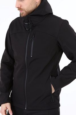 Erkek İçi Polarlı Su ve Rüzgar Geçirmez Softshell Spor Mont ürün fotoğrafı