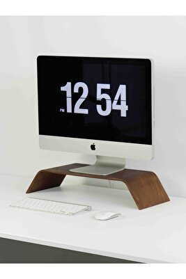 Doğal Ahşap Bilgisayar Monitörü Yükseltici Stant Ve Ekran Yükseltici ürün fotoğrafı