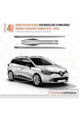 Renault Clio 4 Sport Tourer Krom Yan Kapı Çıtası 2012-2019 ürün fotoğrafı