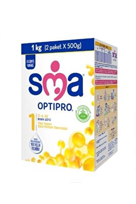 Sma Optipro Probiyotik 1 Bebek Devam Sütü 0-6 Ay 1000gr ürün fotoğrafı