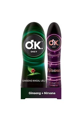 Ginseng Masaj Jeli Su Bazlı 200 Ml + Nirvana Uyarıcı Jel Su Bazlı 100ml ürün fotoğrafı