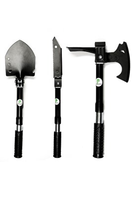 Katlanır Kürek Balta Bıçak Testere Çekiç Çapa Kamp Seti - Multitools ürün fotoğrafı