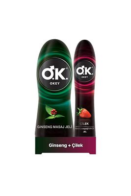 Çilek Kayganlaştırıcı Jel 100 ml Ginseng Masaj Jeli 200 ml ürün fotoğrafı
