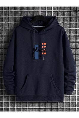 Baskılı Oversize Kapüşonlu Sweatshirt ürün fotoğrafı