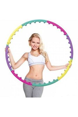 Masajlı Zayıflatıcı 8 Parça Çember Hulahop 98 Cm 1000 Gr. Hl2 ürün fotoğrafı