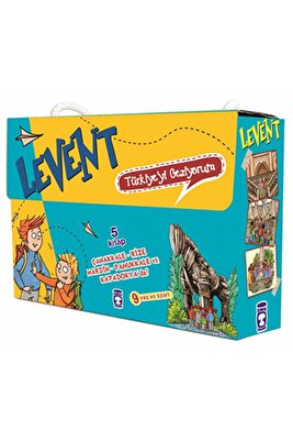 Levent Türkiye'yi Geziyorum 1 5 Kitap Takım ürün fotoğrafı