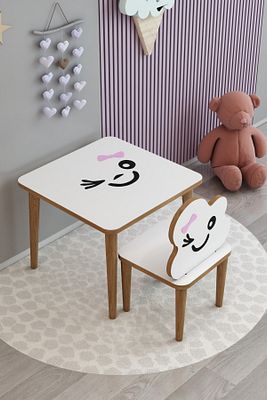 Çocuk Masa Sandalye Takımı Aktivite Masası Oyun Masası 1 Sandalye 1 Masa ürün fotoğrafı