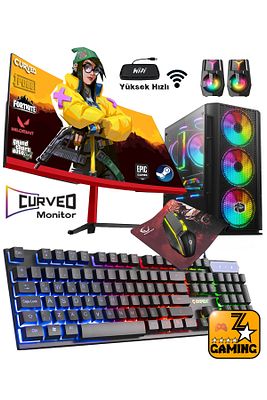 Xforce P40 I5-3470 16gb 120gb+500gb 4gb Gt730 23.8" Oyuncu Masaüstü Bilgisayar ürün fotoğrafı