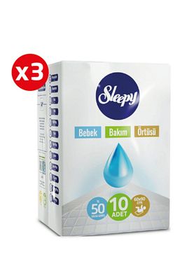 Bebek Bakım Örtüsü Yeni Beyaz 60x90 Cm 10'lu (3 Paket) ürün fotoğrafı