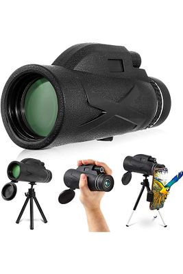 80x100 Yüksek Çözünürlüklü Taşıma Çantalı Tripotlu Monoküler Teleskop Monoküler Dürbün ürün fotoğrafı
