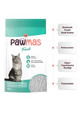 Fresh Bentonit Kedi Kumu 10 Lt ürün fotoğrafı