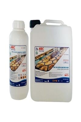 Arc 150 Ultra Şeffaf Döküm Tipi Kristal Clear Epoksi Reçine -5 Kg Set ürün fotoğrafı