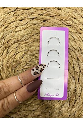 Kozmetik Eklem Yüzüğü 5 Li Gri ürün fotoğrafı