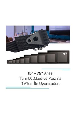 Pwr-1575 15''-75'' Lcd Güvenlik Kemeri (lcd Ve Bebek (lcd Ve Bebek Güvenlik Kemeri) ürün fotoğrafı