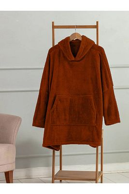 Wellsoft Kapüşonlu Giyilebilir Tv Battaniyesi Unisex ürün fotoğrafı