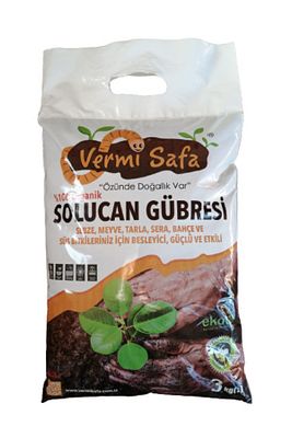 Organik Solucan Gübresi 3 Kg (6 LİTRE) Sebze, Meyve, Tarla, Sera, Bahçe, Süs Bitkileriniz Için. ürün fotoğrafı