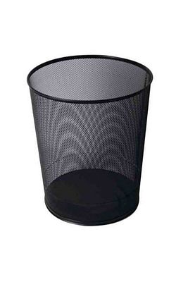 Kraf Metal File Çöp Kutusu Siyah Renkli 540g Fx ürün fotoğrafı