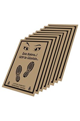 Kraft Araç Araba Oto Paspas Kağıdı Baskılı 35x50 25 Adet ürün fotoğrafı