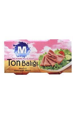 Iri Parçalı Light Ton Balığı 2x160 G ürün fotoğrafı
