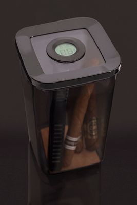 Şeffaf Humidor Puro Kutusu Akrilik 15 - 20 Puro ürün fotoğrafı