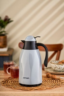 Sırça Termos 1.3 Litre Gri ürün fotoğrafı