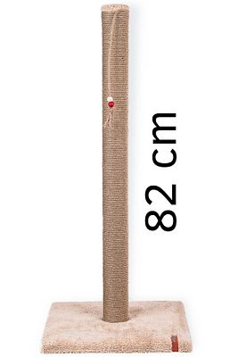 82cm Lüx Tırmalama Tahtası Catnipli Jüt Tırmalama Krem Minder Yüzey ürün fotoğrafı