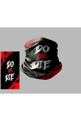 Yazı Tasarımlı Motorcu Buff Maske Outdoor Boyunluk Unisex Bandana ürün fotoğrafı