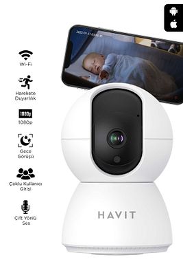 Ipc20 Smart 360° 1080p Gece Görüşlü Ip Kamera ( Türkiye Garantili) Kablosuz Wifi Ev Kamerası ürün fotoğrafı