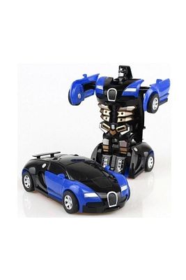 Robot Çek Bırak Araba 1:32 Kendinden Robota Dönüşebilen Araba - Çek Bırak Robota Dönüşen Araba ürün fotoğrafı
