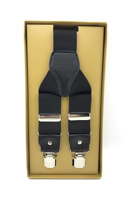 Siyah Salopet Pantalon Askısı ürün fotoğrafı