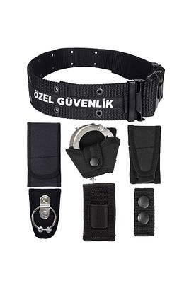 Özel Güvenlik Yazılı Örme Palaska Seti ürün fotoğrafı