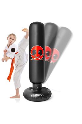 120 Cm Premium Dikey Ayaklı Çocuk Şişme Boks Torbası ürün fotoğrafı