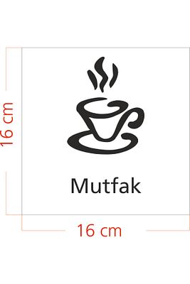 Mutfak Folyo Dijital Baskı Etiket (sticker) Kapı Üzeri Kendinden Yapışkanlı ürün fotoğrafı