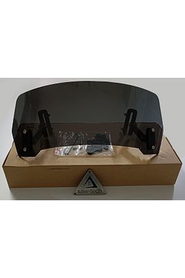 Üniversal Deflektör Rüzgar Saptırıcı Füme Renk Genişlik:320mm X Yükseklik:135mm ürün fotoğrafı