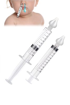 2'li Şırıngalı Burun Aspiratörü Bebek Burun Temizleme Aparatı Şırınga 10 ml ürün fotoğrafı