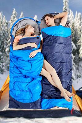 Profesyonel Spor Outdoor Uyku Tulumu Sıcak Tutan Kamp 190x70 Cm Her Bedene Uyumlu Termal Tulum ürün fotoğrafı