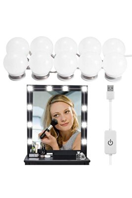10 Lu Led Ampul Ayarlanabilir Makyaj Ayna Işığı ürün fotoğrafı